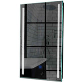 Specchio LED Verticale | Pulsante touch | Luce bianca fredda - Reyze Serie Minimal Modello 7